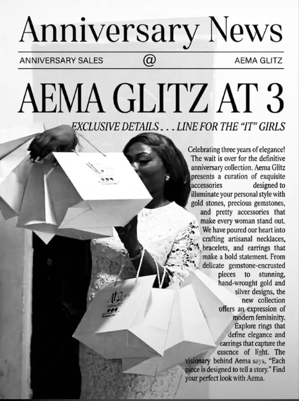 Aema Glitz anniversary event